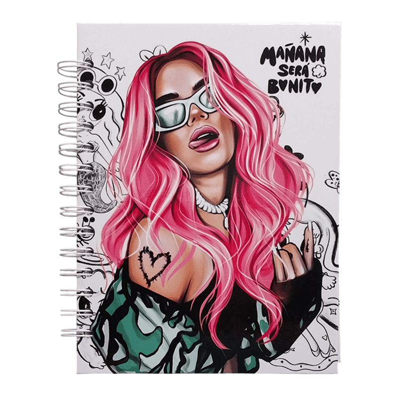 libreta karol g chulito papelería